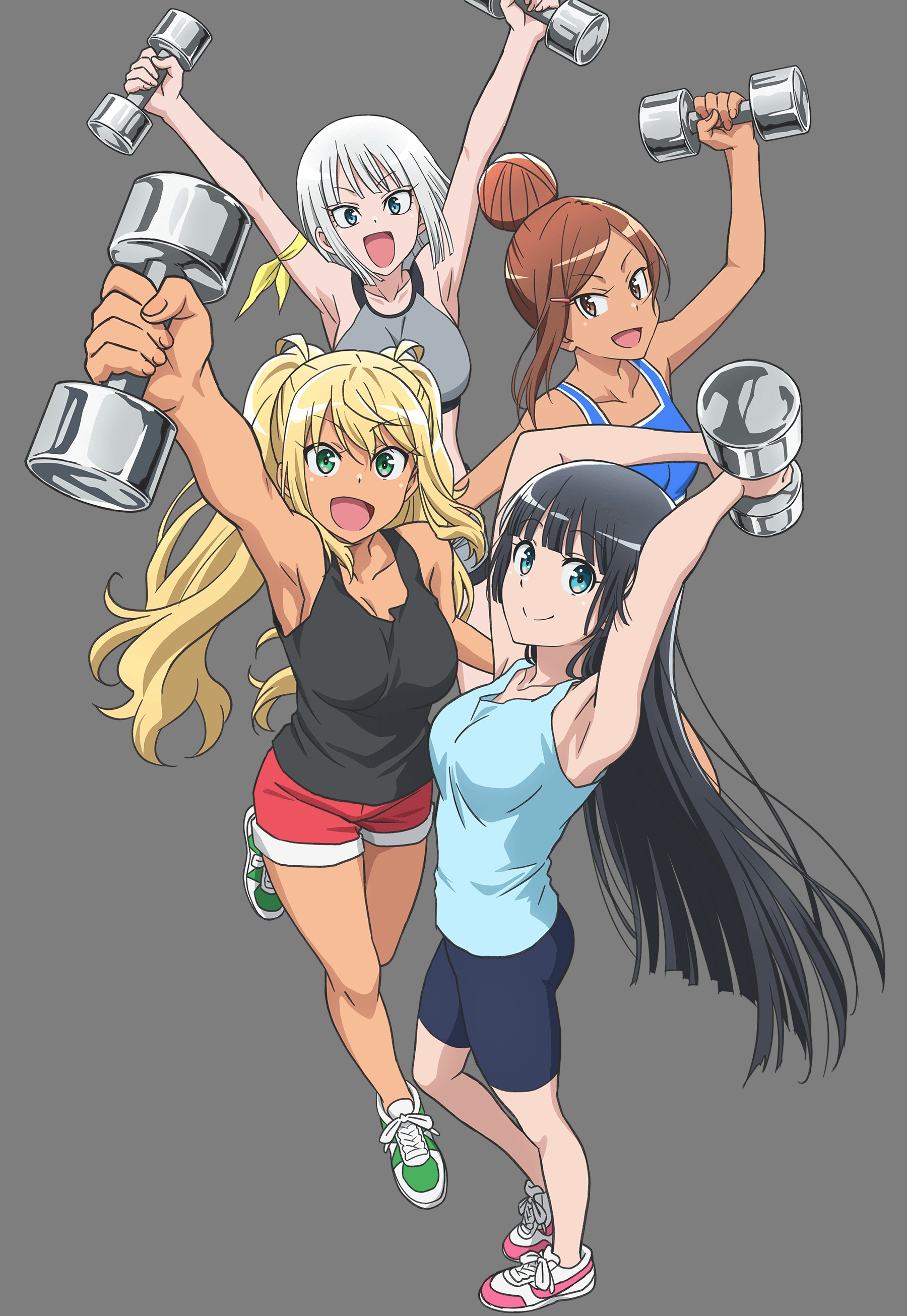 Dumbbell Nan Kilo Moteru Gina Babed Sakura Hibiki Souryuuin Akemi Uehara Ayaka Bike Shorts